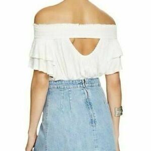 Free People Santorini Off the Shoulder Top XS